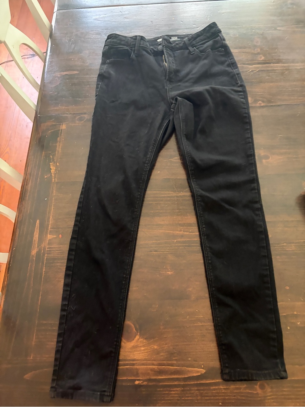 Old Navy Black Rockstar High-Rise Super Skinny Jeans